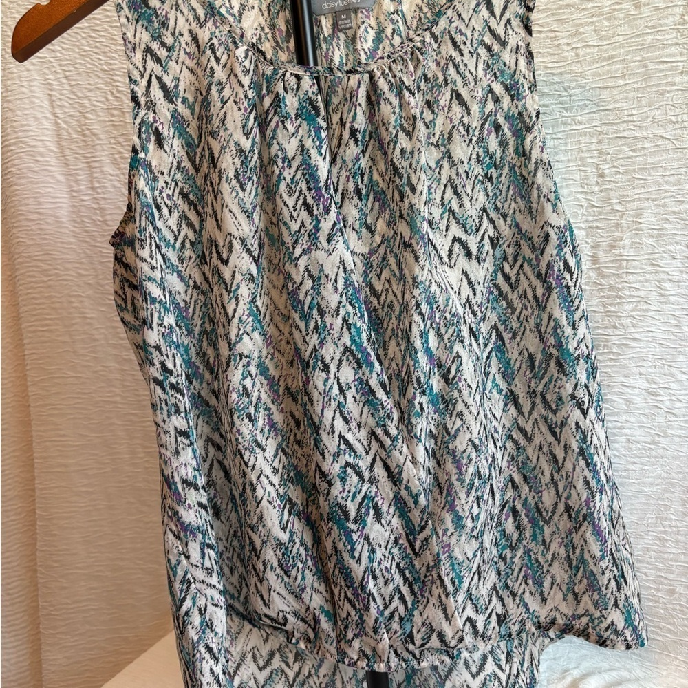 Daisy Fuentes Multicolor Patterned Blouse - Picture 2 of 8